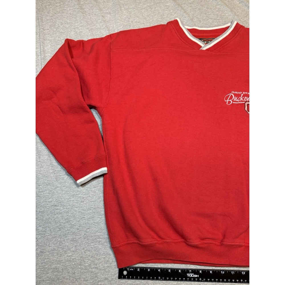 Sport One Ohio State Buckeyes Red Sweatshirt, Large - Picture 5 of 15